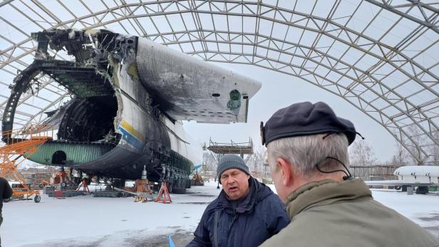 So sieht die riesige Antonow An-225 mittlerweile aus
