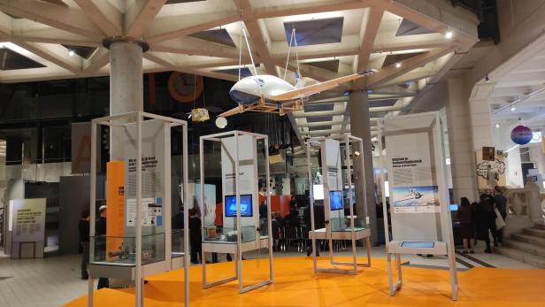 Innovation Corner zum Thema Luft- und Raumfahrt im Technischen Museum Wien
