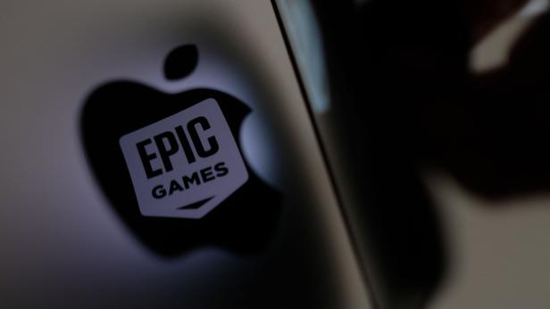 Apple- und Epic-Logo