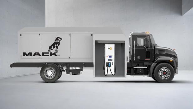 Das Mobile Off-Grid Charging System von Mack Trucks