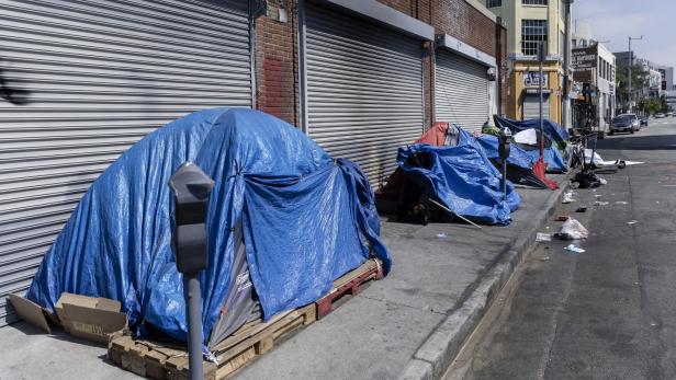 Symbolbild: Obdachlosen-Lager in Los Angeles County