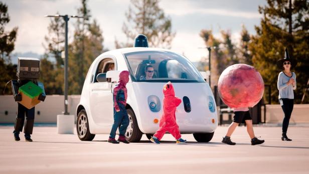 Googles Self-Driving-Car soll lernen Kinder in Kostümen zu erkennen