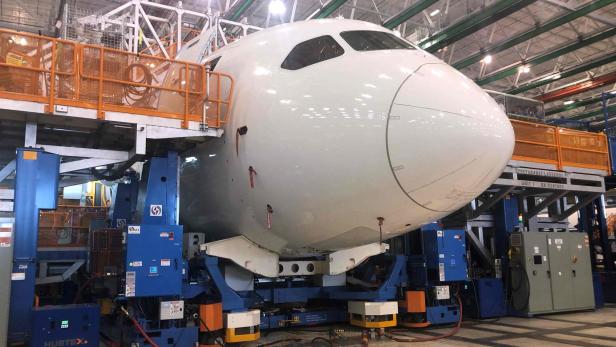 Boeing 787 Dreamliner im Werk