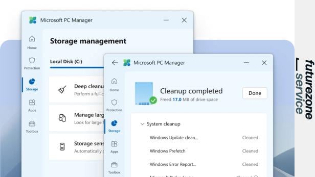 Der Windows PC Manager ist ein praktisches Aufräum-Programm für die neuesten Microsoft-Betriebssysteme