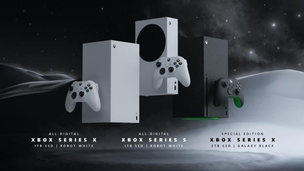 3 neue Spielkonsolen von Microsoft aus den Serien Xbox Series X und Xbox Series S