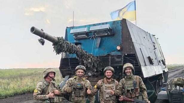 Ukraine erbeutete erstmals einen russischen Schildkrötenpanzer