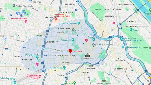 Verstecktes Google-Maps-Feature: Was bedeutet die blaue Fläche?