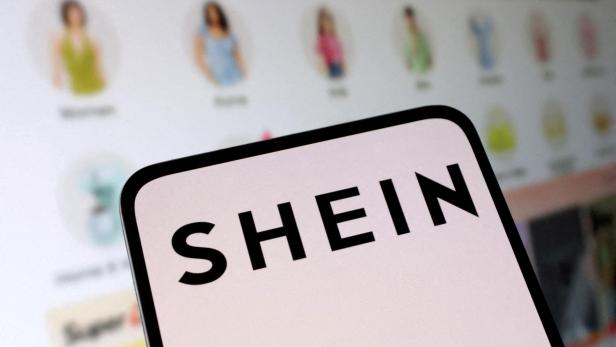 Illustration shows Shein logo