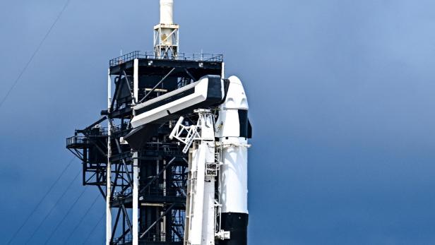 SpaceX-Rakete vor dem Start