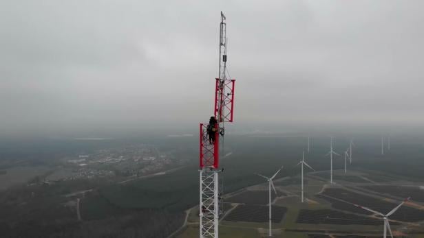 Bau für höchstes Windrad der Welt ist gestartet