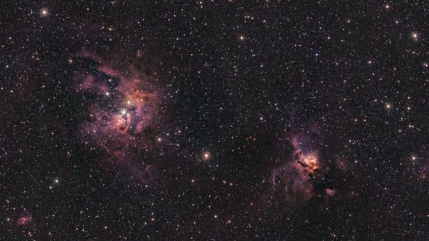 Emissionsnebel NGC 3603 und NGC 3576