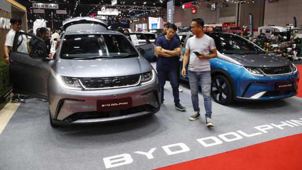 Elektroauto des chinesischen Herstellers BYD