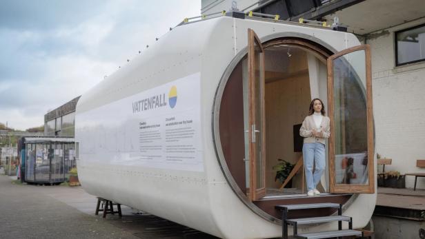 Tiny House aus alter Windturbine