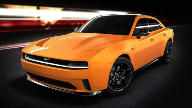 Symbolbild: Der Dodge Charger Daytona in Orange.