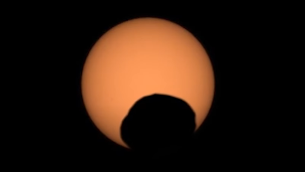 Perseverance nimmt Mars-Sonnenfinsternis auf