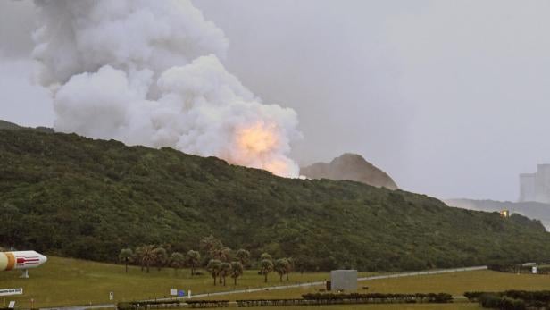 Die Explosion war auch noch aus weiter Ferne zu sehen.