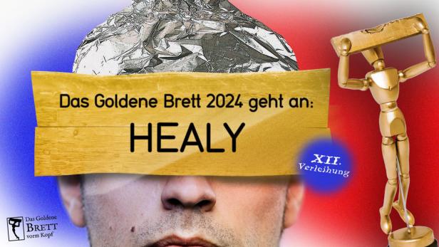 Gewinner des Goldenen Brett vorm Kopf 2024 ist "healy"