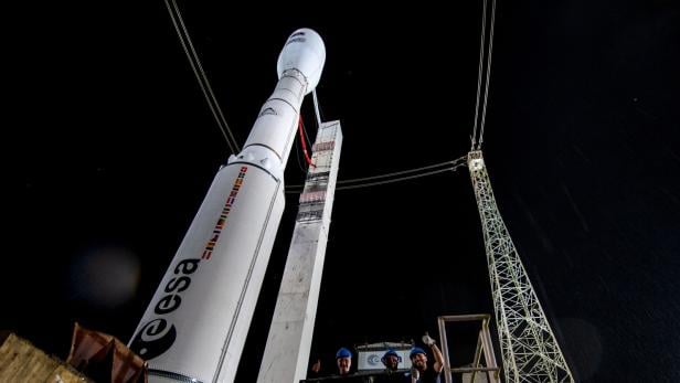 Die ESA-Rakete Vega-C soll einen neuen Sentinel-Satelliten ins Orbit bringen. 