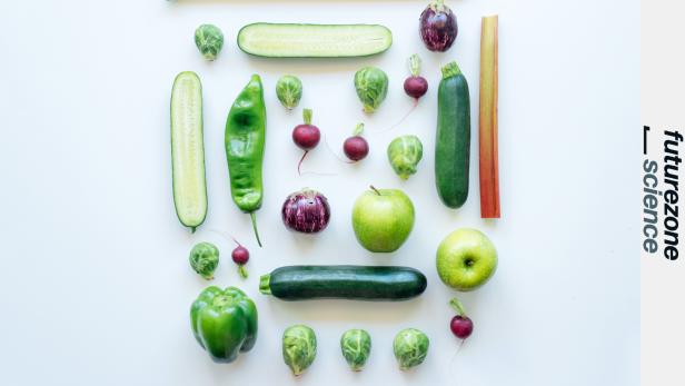 Die Forscher beleuchten verschiedene Obst- und Gemüsesorten im Labor und ermitteln, wie sich unterschiedliche Beleuchtungsfarben auf die Haltbarkeit auswirken.