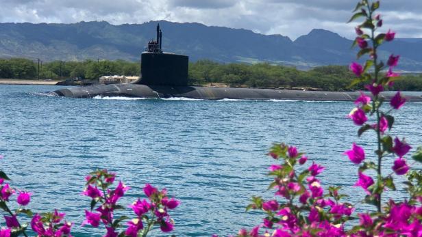 Ein Navy-U-Boot der Virginia-Klasse Ein Navy-U-Boot der Virginia-Klasse