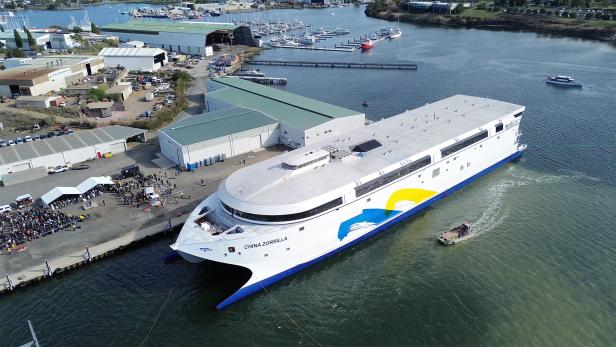 Das Schiff fährt künftig zwischen Argentinien und Uruguay. Das Schiff fährt künftiig zwischen Argentinien Uruguay.