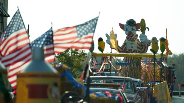 clown in a cornfield