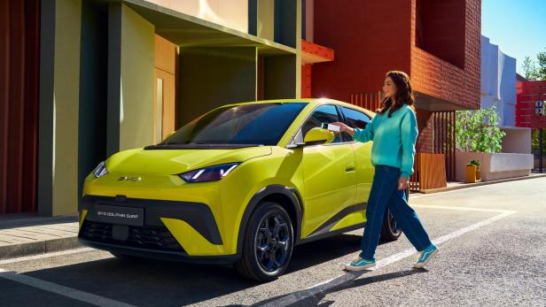 Der BYD Dolphin Surf kostet in Österreich weniger als 20.000 Euro. Der BYD Dolphin Surf kostet in Österreich weniger als 20.000 Euro.