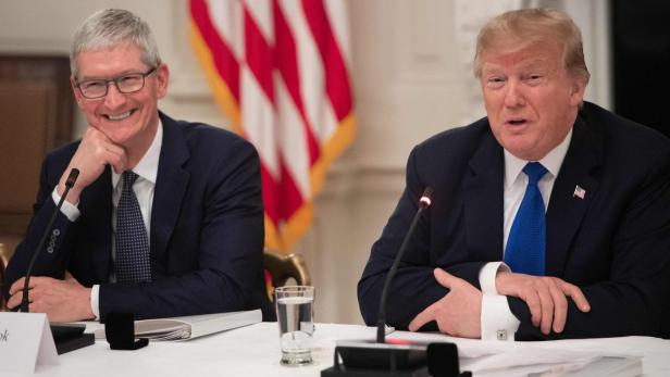 In Trumps erster Amtszeit hatte Cook noch gut lachen In Trumps erster Amtszeit hatte Cook noch gut lachen