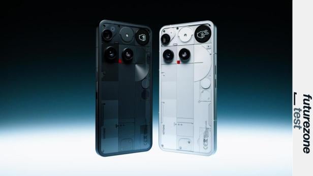 Mit dem Nothing Phone 3 kann man auch Schere, Stein, Papier spielen.