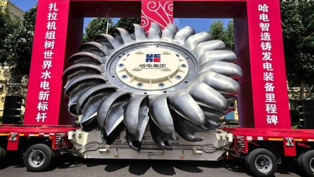 Abbild der Pelton-Turbine 