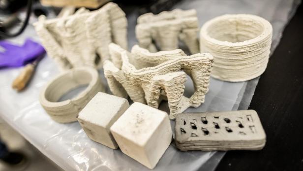 Der 3D-gedruckte-Beton Der 3D-gedruckte-Beton