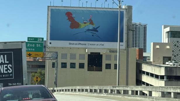 "Phallisches" Apple-Plakat sorgt für Aufregung
