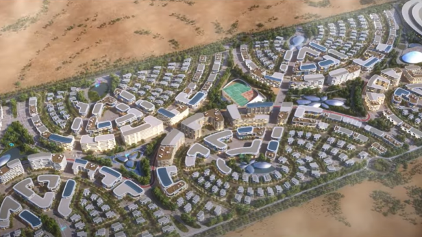 Die Line strauchelt: Nächste grüne Wüstenstadt bereits in Planung.