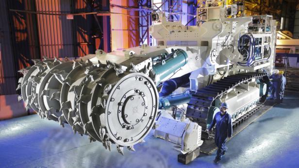 Ein Tiefseebergbaugerät der kanadischen Firma Nautilus Minerals.