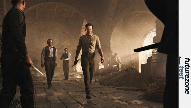 Eine Szene aus dem Videospiel „Mafia: The Old Country“.