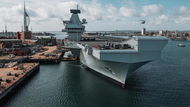 Symbolbild: MUGEM setzt zu Beginn auf einen Ski-Jump, wie etwa auch die britische HMS Prince of Wales (im Bild).