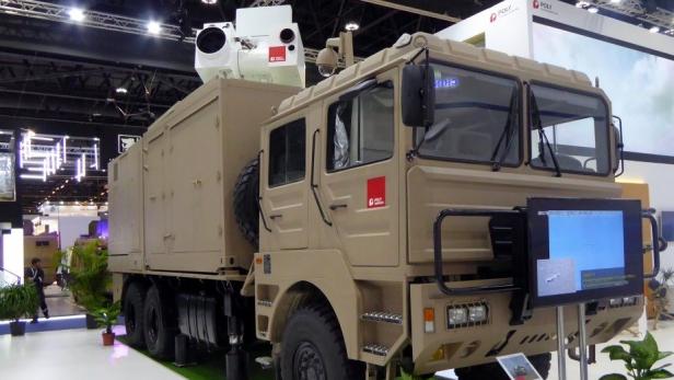 „Silent Hunter“ ausgestellt bei einer Rüstungsmesse.