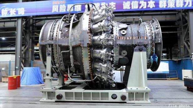 Die chinesische Gasturbine soll nun in Kraftwerken eingesetzt werden.