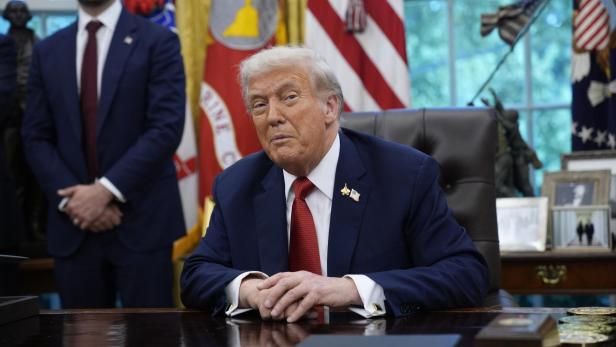 US-Präsident Trump im Weißen Haus.