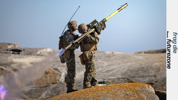 Start einer Stinger-Rakete