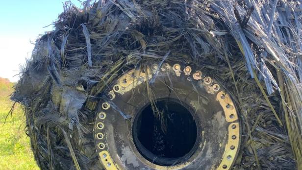 Bei dem Trümmerteil handelt es sich wohl um einen Treibstofftank einer Rakete.