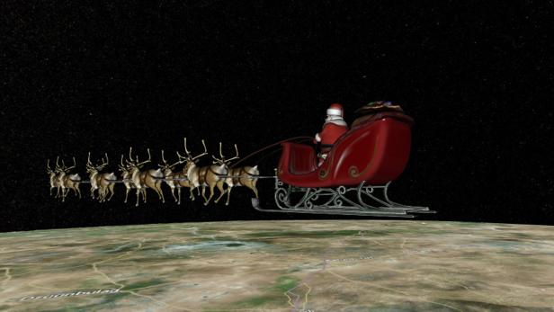Auch NORAD und Microsoft schnüffeln Santa Claus wieder hinterher
