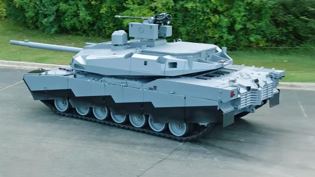 Der M1E3 könnte sich optisch an dem Technologie-Demonstrator AbramsX (im Bild) orientieren