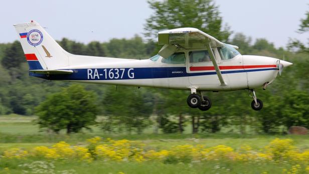 Eine Cessna 172 in Russland (Symbolbild)