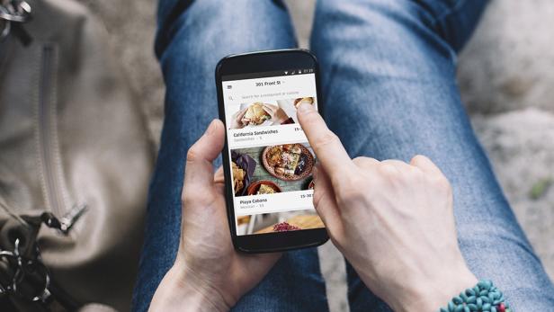 Bei UberEats wird das Essen per App bestellt