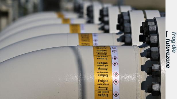 Zu sehen sind Erdgasleitungen 