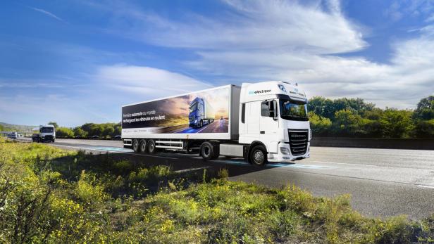 Die A10 südwestlich von Paris wurde auf 1,5 Kilometer elektrifiziert.