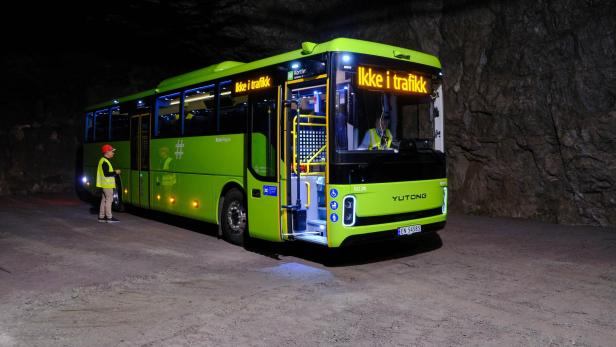 Der von Ruter getestete Yutong-E-Bus