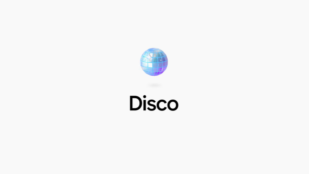 Google Disco Logo mit Discokugel