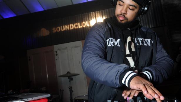 Der Musiker LAKIM beim Start von SoundCloudGo in New York